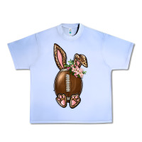 Grape Ice American Football Easter Bunny Urban Heavy Tee - BundleAndBundleShop