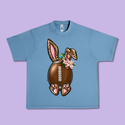 American Football Easter Bunny Urban Heavy Tee Designed By Bundleandbundleshop
