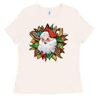 Bone santa claus sunflower Ladies Tee - Jasminsmagicworld