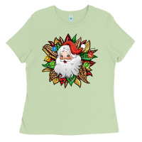 Matcha santa claus sunflower Ladies Tee - Jasminsmagicworld