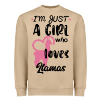 Mushroom Just A Girl Who Loves Llamas I Love Llamas Heavyweight Sweatshirt - Bettercallsaul