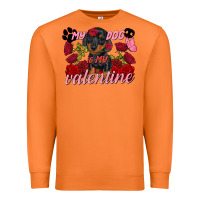 Carrot My dog is my Valentine's Day Premium Sweatshirt - FaDigitalArtStudio