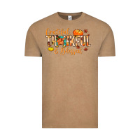 Vintage Coffee grateful thankful and blessed Vintage Tee - MaliasSmallBusiness