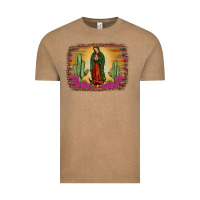Vintage Coffee western our lady of Guadalupe Vintage Tee - JahusDesignShop