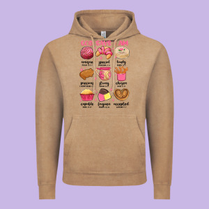 God Says I Am Mexican Pan Dulce Vintage Hoodie Designed By Maliassmallbusiness