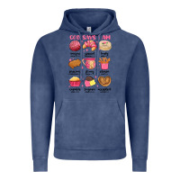 Vintage Denim god says i am mexican pan dulce Vintage Hoodie - MaliasSmallBusiness