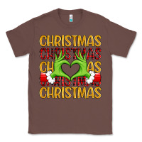 Chestnut christmas grinch heart hands Classic Tee - MaliasSmallBusiness