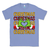 Colony Blue christmas grinch heart hands Classic Tee - MaliasSmallBusiness
