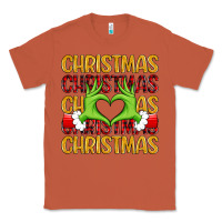 Copper christmas grinch heart hands Classic Tee - MaliasSmallBusiness