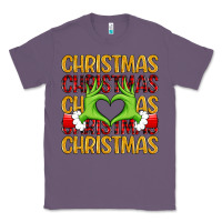 Lavender christmas grinch heart hands Classic Tee - MaliasSmallBusiness