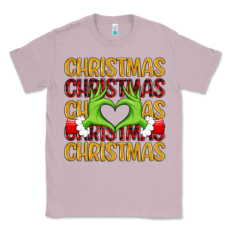 Christmas Grinch Heart Hands Classic Tee by MaliasSmallBusiness | Teevron