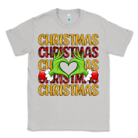 Moon Dust christmas grinch heart hands Classic Tee - MaliasSmallBusiness