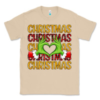 Mushroom christmas grinch heart hands Classic Tee - MaliasSmallBusiness
