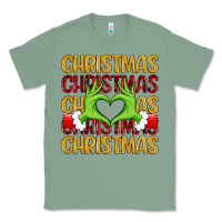 Sage christmas grinch heart hands Classic Tee - MaliasSmallBusiness