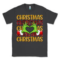 Smoke christmas grinch heart hands Classic Tee - MaliasSmallBusiness