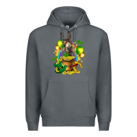 Rock St. Patrick's Donkey with balloon Premium Hoodie - HowdyJamesFarm