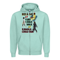 Seafoam rosa sat so ruby could walk so kamala could run juneteenth Zipper Hoodie - CowGirlArtShop