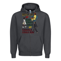 Smoke rosa sat so ruby could walk so kamala could run juneteenth Zipper Hoodie - CowGirlArtShop