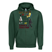 Sports Green rosa sat so ruby could walk so kamala could run juneteenth Zipper Hoodie - CowGirlArtShop