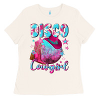 Bone disco cowgirl Ladies Tee - NancyCooperArtShop