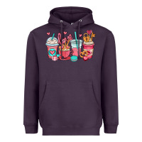 Plum valentines day coffee cups (1) Heavyweight Hoodie - OliviaCreatesArt