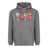 Storm valentines day coffee cups (1) Heavyweight Hoodie - OliviaCreatesArt