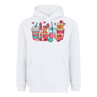 White valentines day coffee cups (1) Heavyweight Hoodie - OliviaCreatesArt