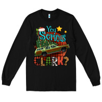 Black you serious clark with christmas car Long Sleeve Tee - Jasminsmagicworld
