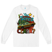 White you serious clark with christmas car Long Sleeve Tee - Jasminsmagicworld