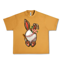 Peanut Butter Baseball Easter Bunny Urban Heavy Tee - BundleAndBundleShop