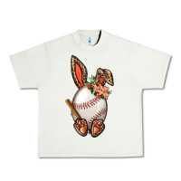 Pistachio Baseball Easter Bunny Urban Heavy Tee - BundleAndBundleShop