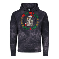 Cloud Black ho ho holly shit skeleton santa Vintage Hoodie - MaliasSmallBusiness