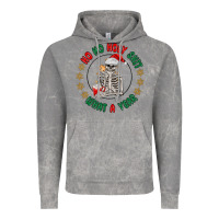 Ho Ho Holly Shit Skeleton Santa Vintage Hoodie | Teevron