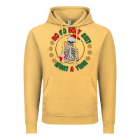 Vintage Mustard ho ho holly shit skeleton santa Vintage Hoodie - MaliasSmallBusiness