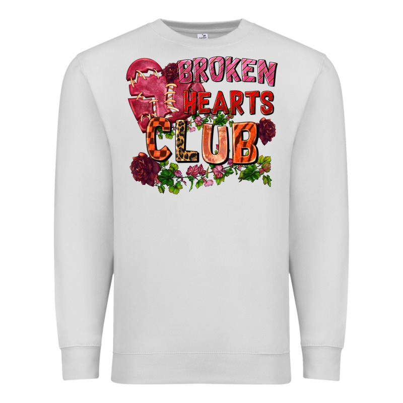 Broken Heart Club Premium Sweatshirt by FaDigitalArtStudio | Teevron