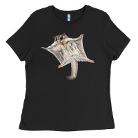 Black sugar glider Ladies Tee - LillyAllenDesigns
