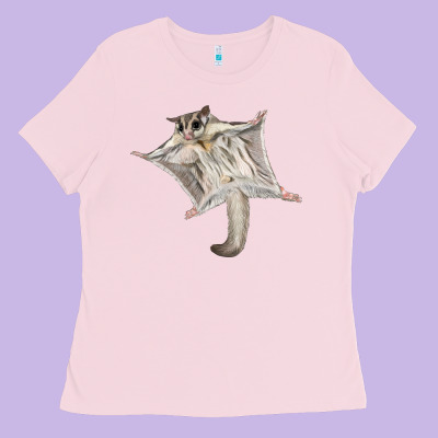 Sugar Glider Ladies Tee Designed By Lillyallendesigns