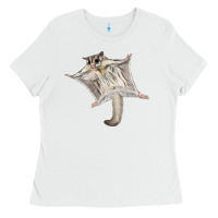 White sugar glider Ladies Tee - LillyAllenDesigns
