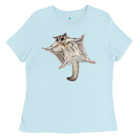 Baby Blue sugar glider Ladies Tee - LillyAllenDesigns