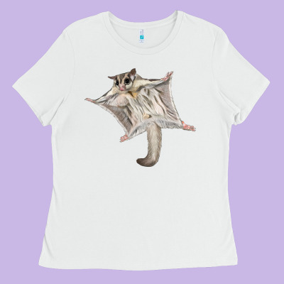 Sugar Glider Ladies Tee Designed By Lillyallendesigns