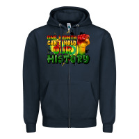 Navy one month cant hold our history Zipper Hoodie - CowGirlArtShop