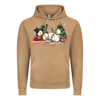 Vintage Camel christmas snowmen with wine Vintage Hoodie - MaliasSmallBusiness