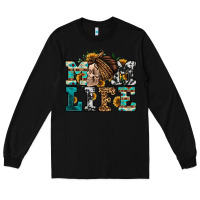 Black western momlife skull with bandana Long Sleeve Tee - Jasminsmagicworld