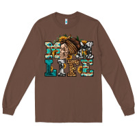 Chestnut western momlife skull with bandana Long Sleeve Tee - Jasminsmagicworld