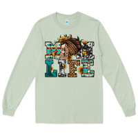 Matcha western momlife skull with bandana Long Sleeve Tee - Jasminsmagicworld