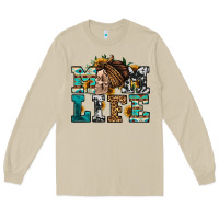 Mushroom western momlife skull with bandana Long Sleeve Tee - Jasminsmagicworld