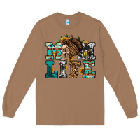 Toasted Coconut western momlife skull with bandana Long Sleeve Tee - Jasminsmagicworld