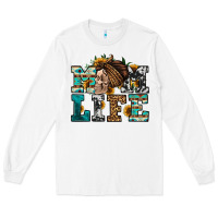 White western momlife skull with bandana Long Sleeve Tee - Jasminsmagicworld