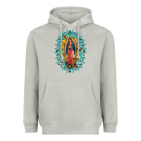 Moon Dust Our Lady Of Guadalupe Gemstone Sunflowers Heavyweight Hoodie - FaDigitalArtStudio
