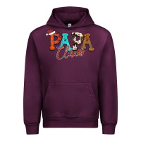 Mauve Wine Papa Claus Urban Hoodie - CowhideDigitalArt